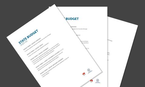 2025-26 State finances report full cover image